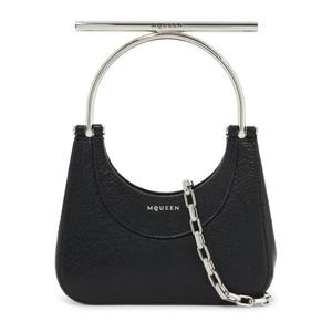 알렉산더맥퀸 그레인 가죽 미니 크로스바 체인 숄더백 8035251V
