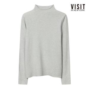 [비지트인뉴욕]베이직 소프트 하프넥 니트 (V5ALK03)
