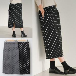 [시드마켓]빈티지땡땡이롱스커트 510V513S 빅사이즈 여성