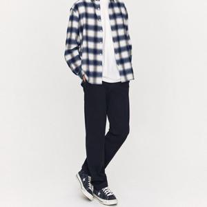 [지오다노] 겨울 테이퍼드핏 치노 기모 스판 밴딩 면바지 592811