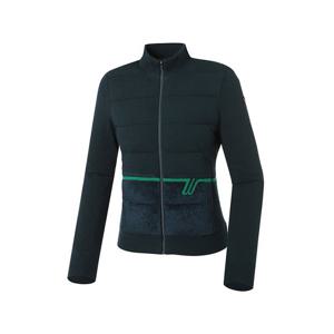 [와이드앵글]여성 WL 로고 티핑 볼패딩 풀집 스웨터 WWW22K05G9