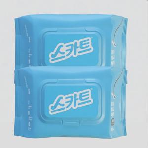 스카트 물걸레 청소포 베이직 (표준형) 30매 x2개 집청소 물걸레청소포 물걸레포 먼지제거 청소포
