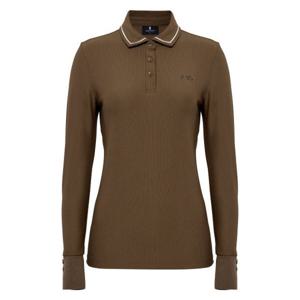 [와이드앵글]여성 CO 페미닌 폴로 티셔츠 Camel(WWU25252E3)