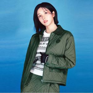 [와이드앵글]여성 CO 코지 퀼팅 경량 자켓 Khaki(WWW25151K7)