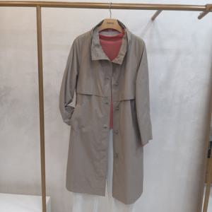 [크레송]숄 카라넥 하프코트NFCFYP01 DG