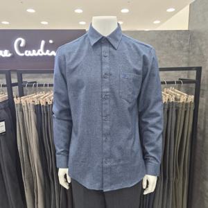 [피에르가르뎅]헤링본조직 노멀핏 셔츠PWS4601-38