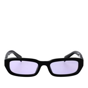 프라다 블랙 렉탱귤러 풀 림 선글라스 0PR B06S 16K40J 53