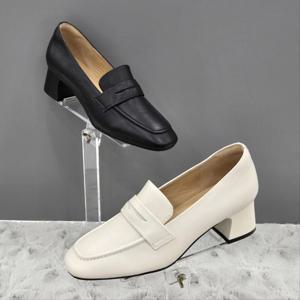 [탠디]여성 모던 클래식 로퍼 X2HT50YF11 IVORY BLACK 1DA JJ