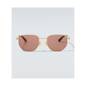 보테가베네타 Split 라운드 선글라스 P01099582