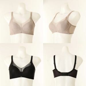 [비너스] L-Fit 오가닉면 노와이어 브라AB컵 2종택1 [VBRL001A_B]