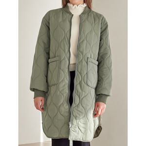 [모리스커밍홈]노멀 깔깔이 누빔 롱 패딩 점퍼_M2311PD607D_L