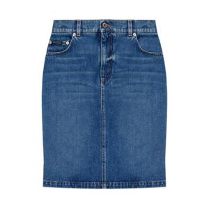 25 FW 돌체앤가바나 로고 장식 미니 데님 스커트 F4C14DG8NR3 TP444880845