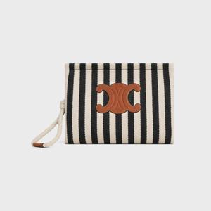 셀린느 THAIS 스트라이프 트리옹프 스트랩 클러치 10M552GDP.38AW