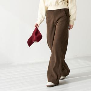 [피핀] 710976 숏/기본/롱 골덴 밍크기모 와이드 스판 팬츠