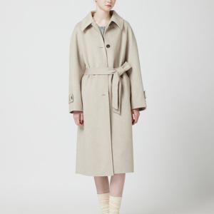 [씨씨콜렉트] 캐시미어 블렌드 벨티드 롱코트 C254MSG179