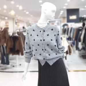 abfz sh06 라운드 도톰 도트 니트 SLBHA1Y45A