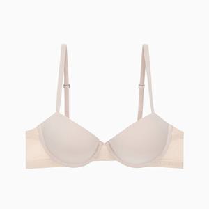 CK언더웨어 QF8344ADMTR 여성 미니멀리스트 메쉬 업리프트 데미 브라