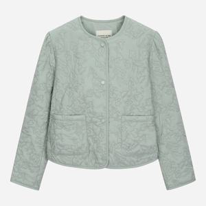 [써스데이아일랜드]플라워 패턴 퀼팅 점퍼 T258MJP233W