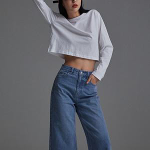 [미쏘]크롭 긴팔 티셔츠 (MIWLWC924A-T)