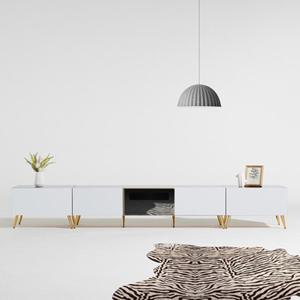 [더젠] 라임 고급2700거실장세트(골드다리)