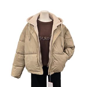 [스튜디오화이트]후드 스트링 패딩 (MKAPDB184)