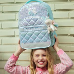 [베네통키즈] 블링 엠보 책가방_QCBG03611MT