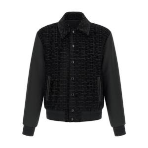 발망 봄버 자켓 GH1TFA73MI21EAP Black