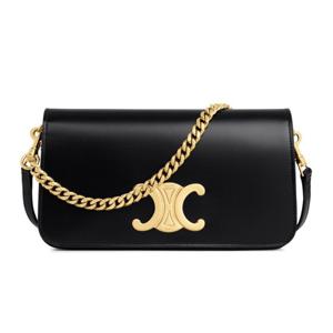 (국내배송) 25FW 셀린느 멀티 포셰트 샤이니 카프스킨 블랙 10L973GCH 38NO