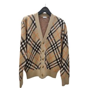 [버버리]8093494 (체크 울 모헤어 블랜드 가디건)