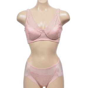 060 로맨틱한 레이스 풀컵 노와이어 B컵 브라팬티세트