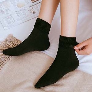 여성스타킹 겨울 방한 발시림 방지 융털 안감 발목 세트