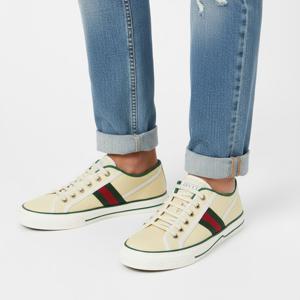 구찌 남성 테니스 1977 아이보리 스니커즈 606111 GZO30 9361