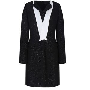 [씨]스팽글 트위드 스카프 미디 원피스 - SJOAX2520