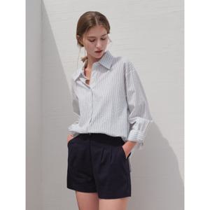 [탱커스]클래식 스트라이프 오버핏 코튼 셔츠 (TX1BL014L0)