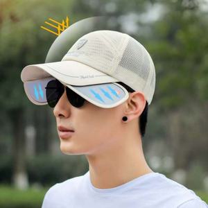 남성 여름 햇빛 차단 확장형 썬바이저 메쉬 볼캡