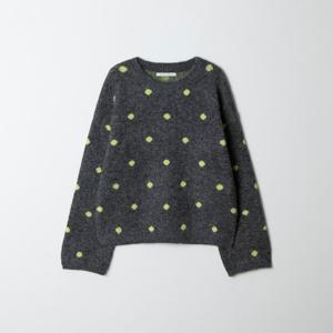 [러브앤쇼] 도트 자수 니트 GCFKGKT18