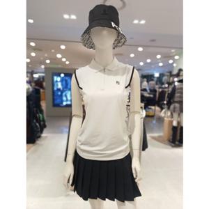 [파리게이츠] 26SS여름 여성 캡소매 배색 포인트 민소매티 (521F1TO102WH)