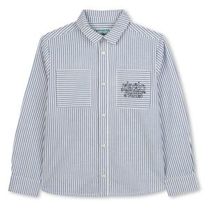 [겐조키즈][KENZO GALAXY]스트라이프 포켓 겐조파리스 긴팔셔츠Z256AFI111