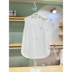 압소바HM (26년봄)배앙코튼모달 수면조끼(백아이보리) (Q2A1111901)