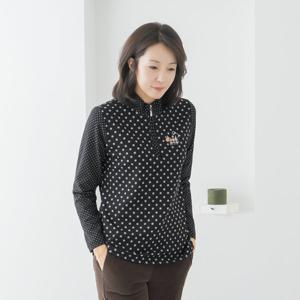 엄마옷 마담4060 땡땡이반오픈기모티셔츠 데일리 여성 -ZTE2512017-