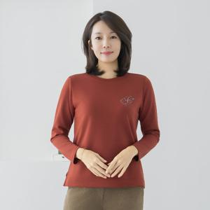 엄마옷 마담4060 핫픽스라운드티셔츠 데일리 여성 -ZTE2512015-