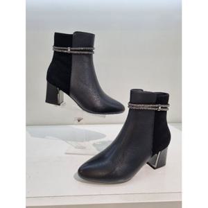 [에스콰이아]MARIO여성 발편한 세미정장 앵클부츠 굽6센치 PFDWBS602