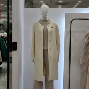 [꼼빠니아]가볍고 따뜻한 노카라 울 롱코트 CAFW0 WCH300 130_YS