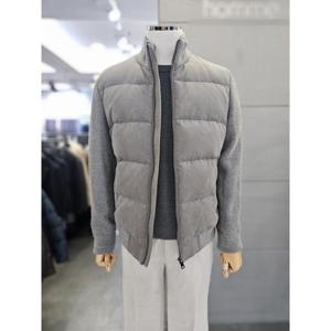 바쏘옴므 세이브존03 바쏘옴므 남자 그레이 스웨이드 구스 점퍼 WSAQZ4UA12A