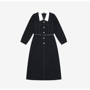 [씨]카라 탈 부착 라인 원피스  SLOAI2508