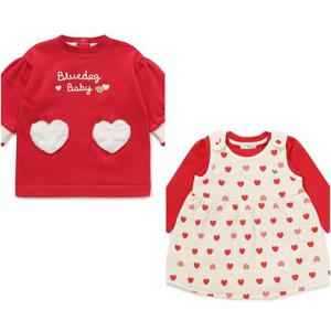 [블루독베이비]하트퀼팅SET드레스 45C70-674-0102