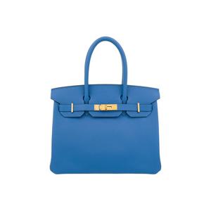 [엘러브] 에르메스 벌킨30 블루잔지바 금장 5HH0548