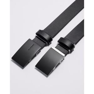 [질스튜어트]블랙 버클장식 소가죽 자동벨트 JUBE6E262