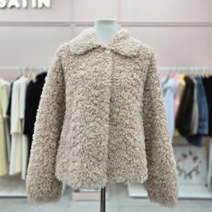 [샤틴]카라넥 양모100% 퍼 쟈켓S254C026A04