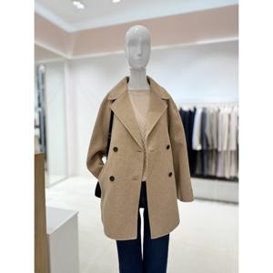 [숲]더블버튼 핸드메이드 하프코트  SBAHC30U